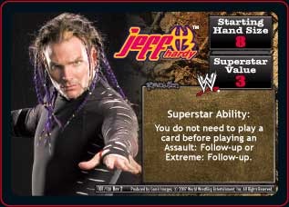 REVOLUTION Jeff Hardy Superstar Card